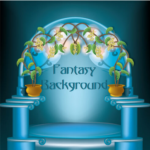 fantasy and Fairy Tale Castle background cover image.