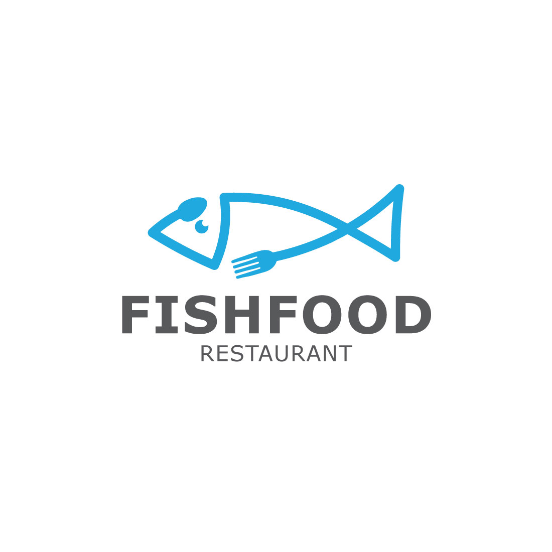 Initial Fish Food Restaurant design preview image.