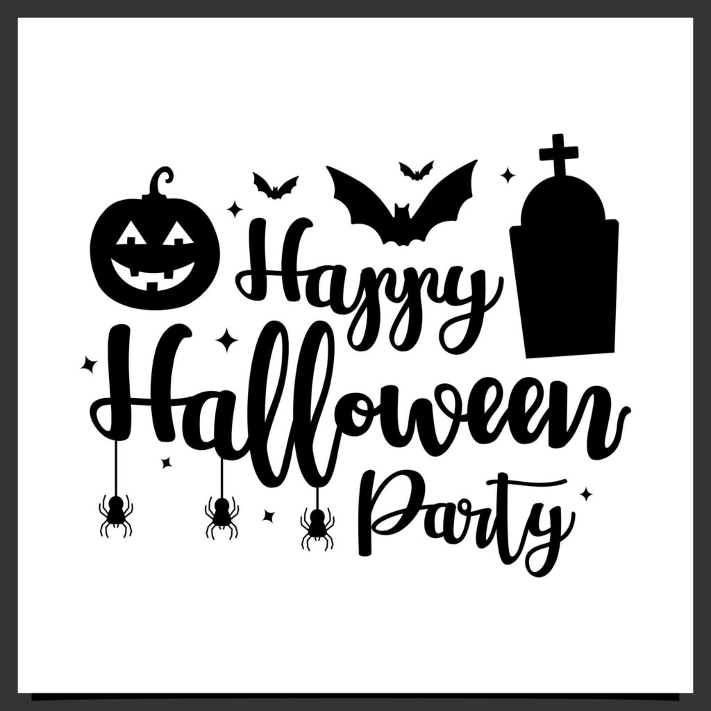 5 Happy halloween lettering design collection - $6 - MasterBundles