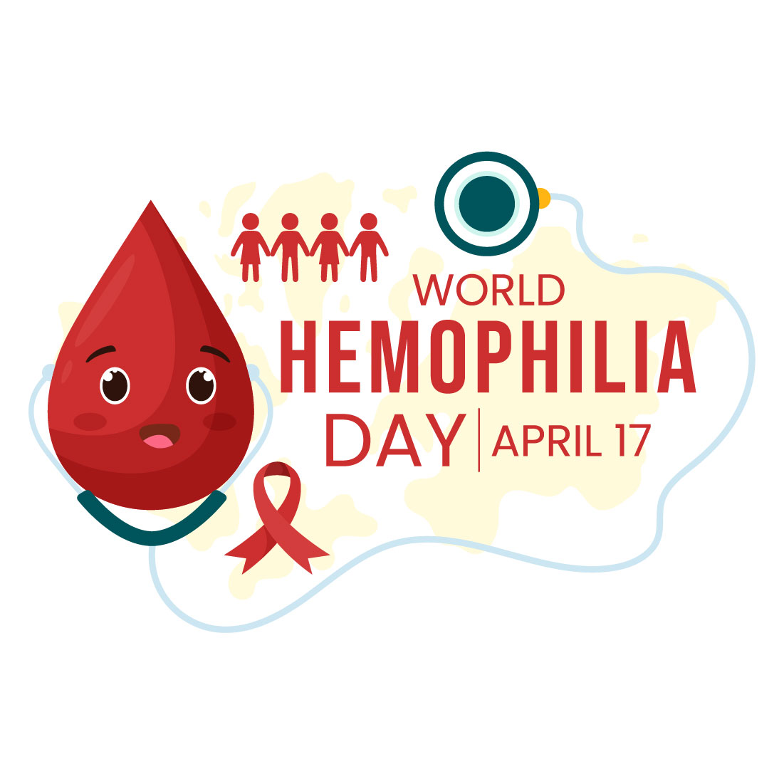 13 World Hemophilia Day Illustration preview image.