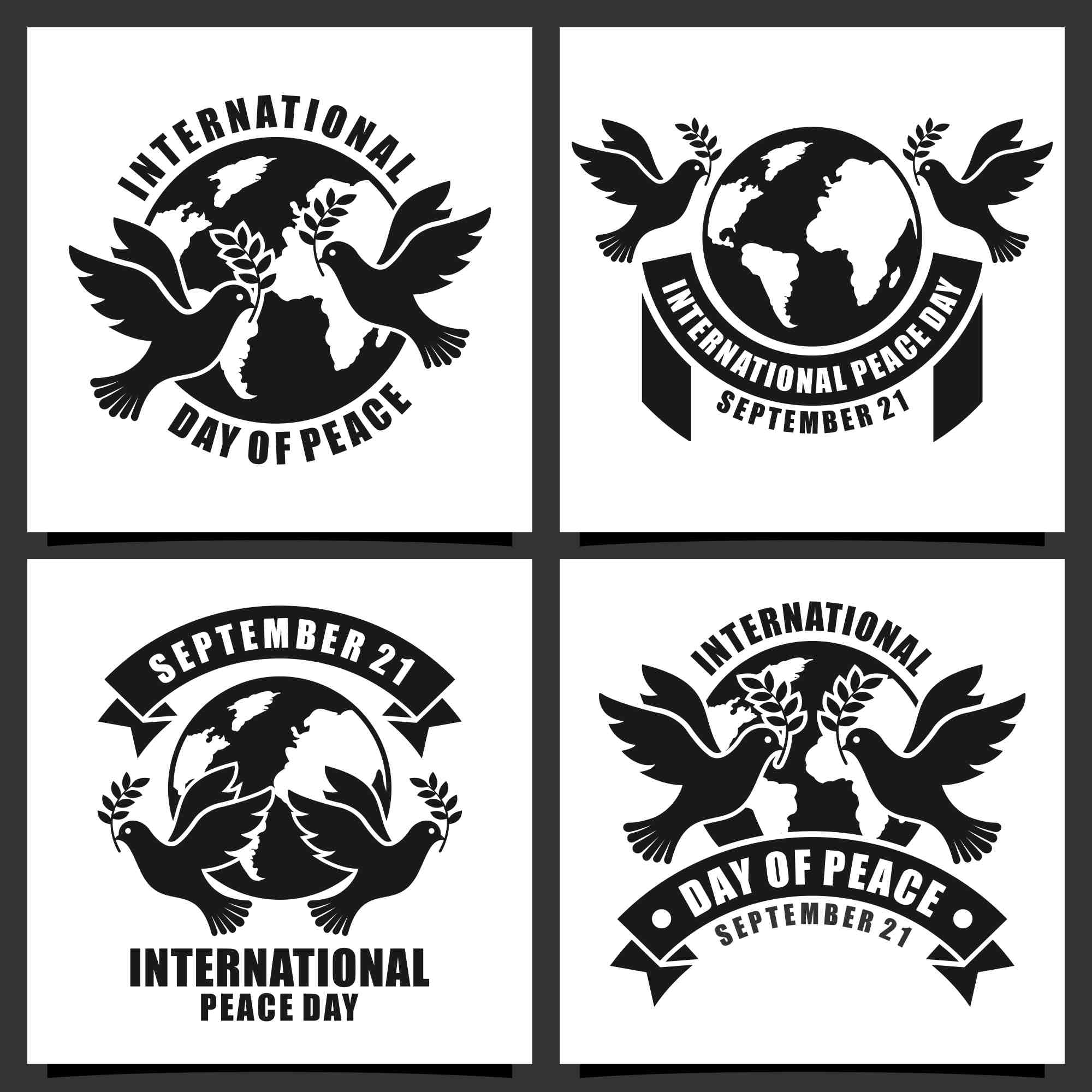 international day peace design logo 4 799