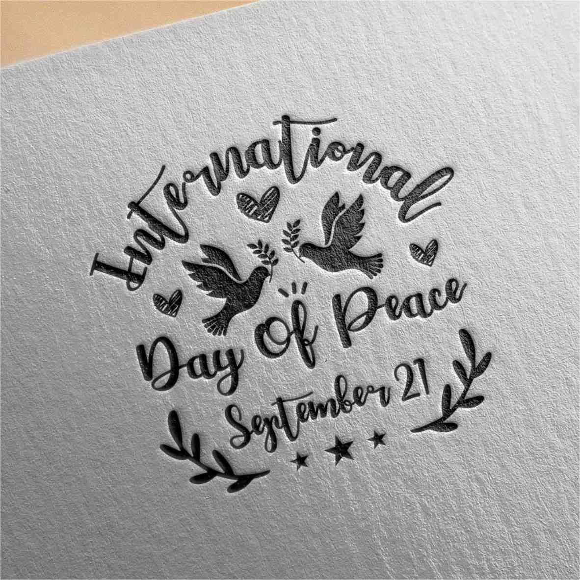 international day peace design logo 7 996