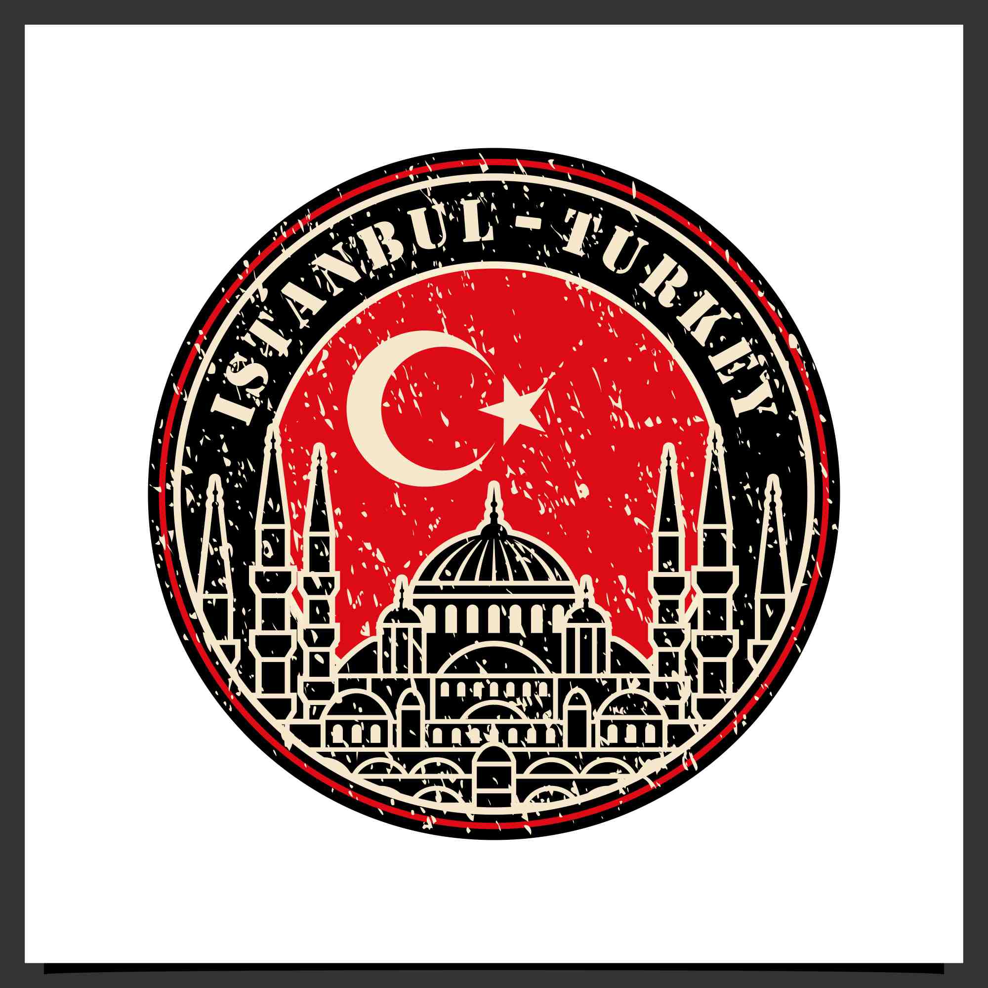 Istanbul turkey vector design logo collection - $4 preview image.