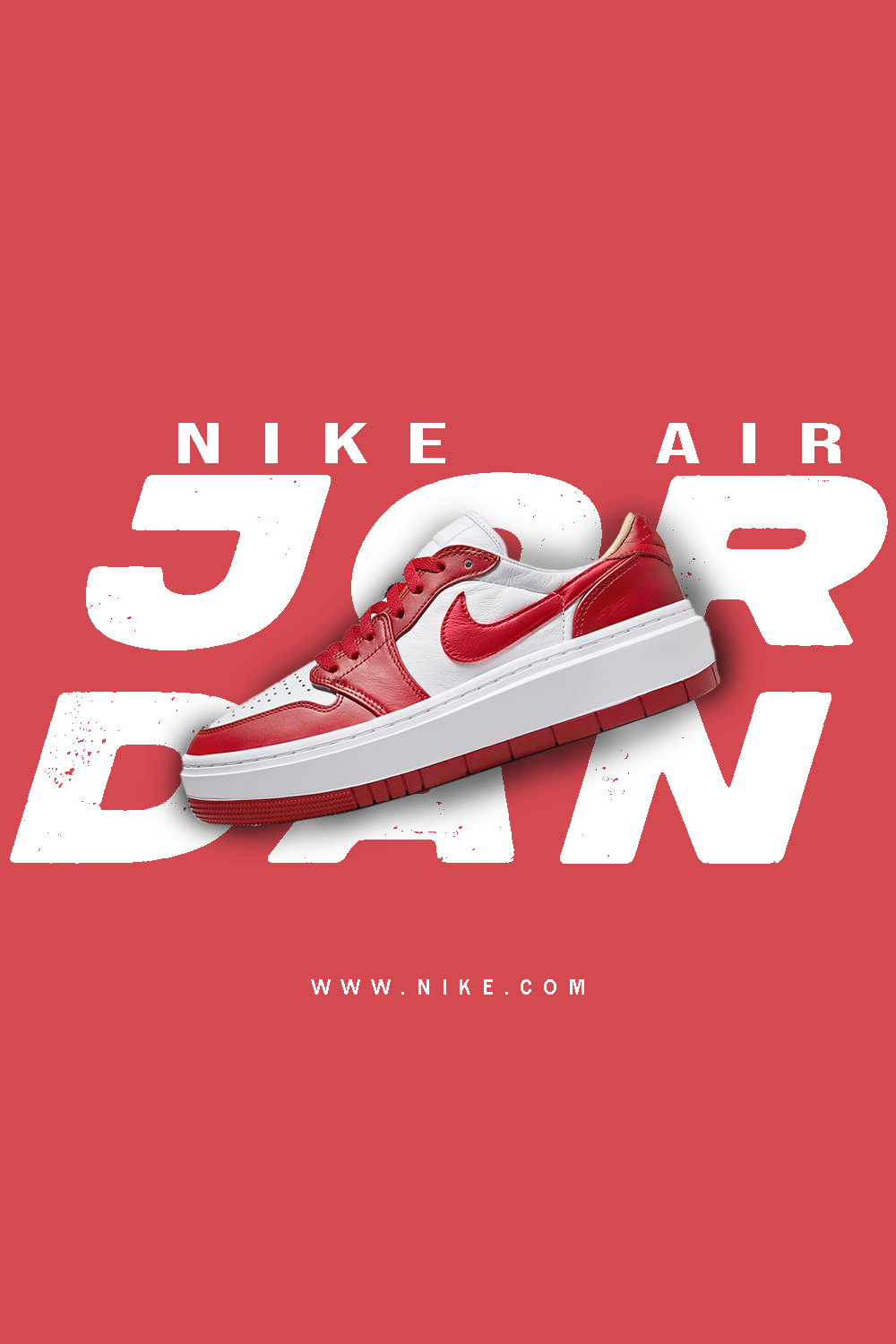 Air Jordan 1 Elevate Low Shoes Poster pinterest preview image.