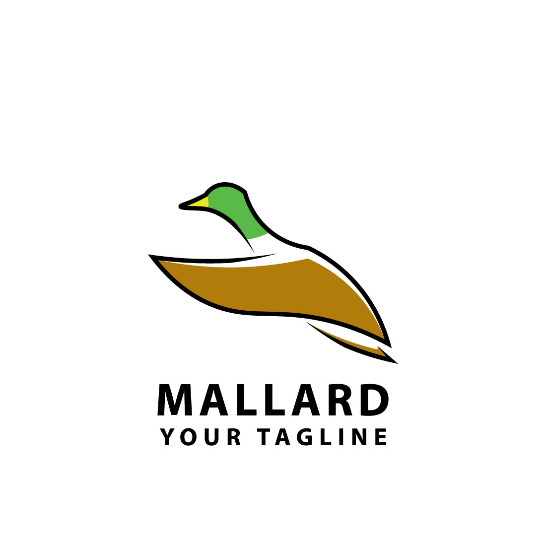 Mallard Abstract Logo preview image.
