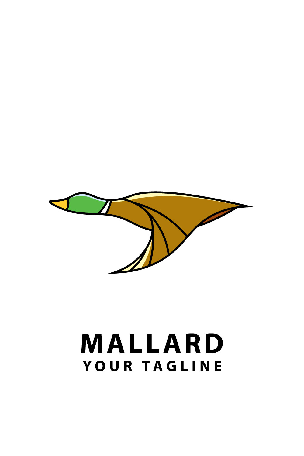 Mallard Logo pinterest preview image.