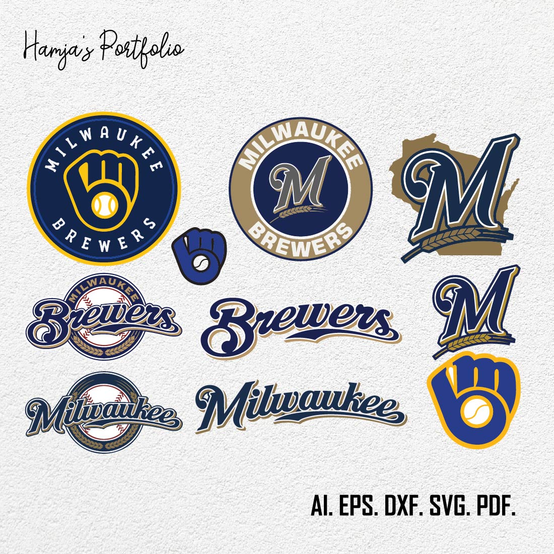 Milwaukee Brewers Svg Png, Svg Sports Files, Svg For Cricut, Clipart, Baseball Cut File, Layered Svg For Cricut File cover image.