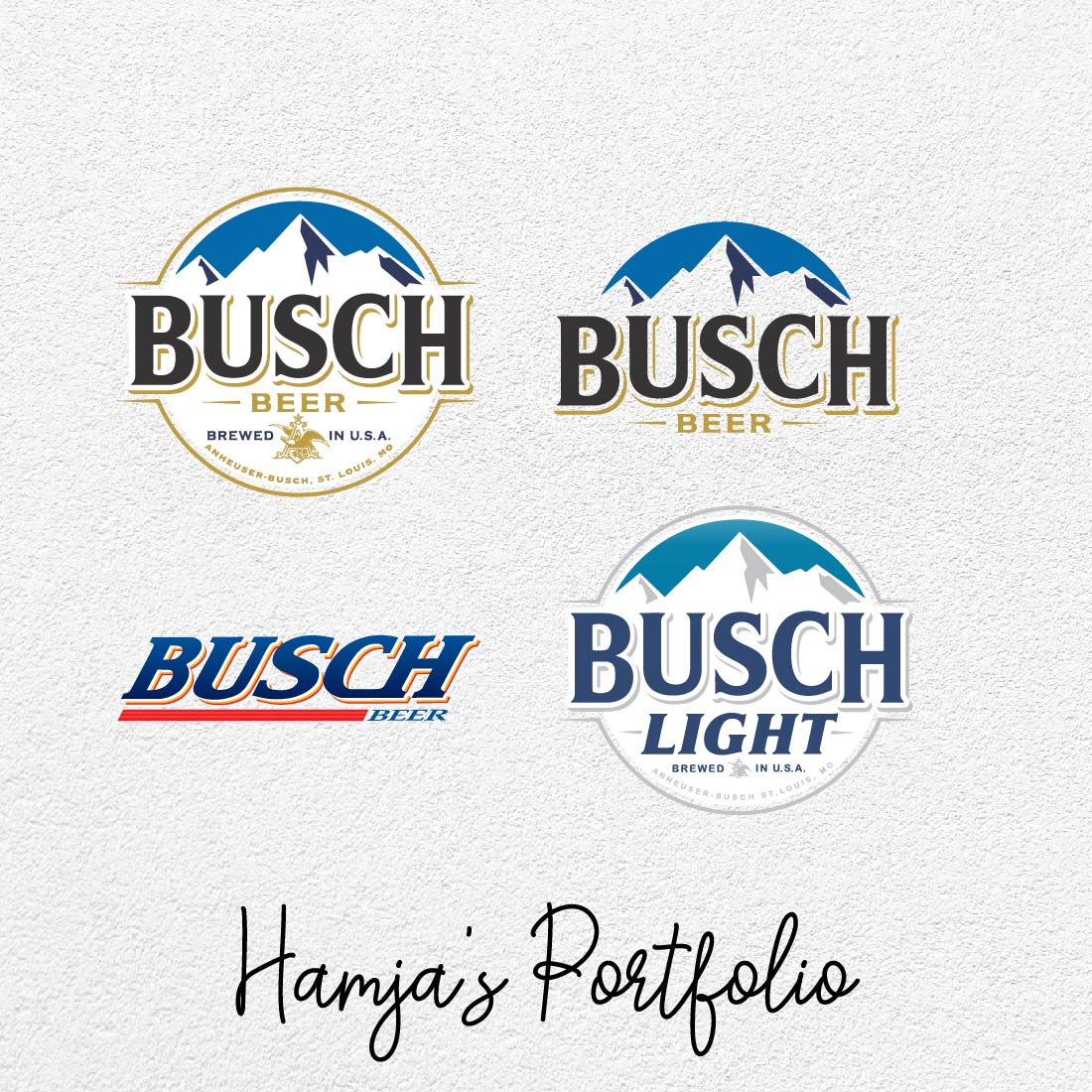 Busch Beer Vector Set cover image.