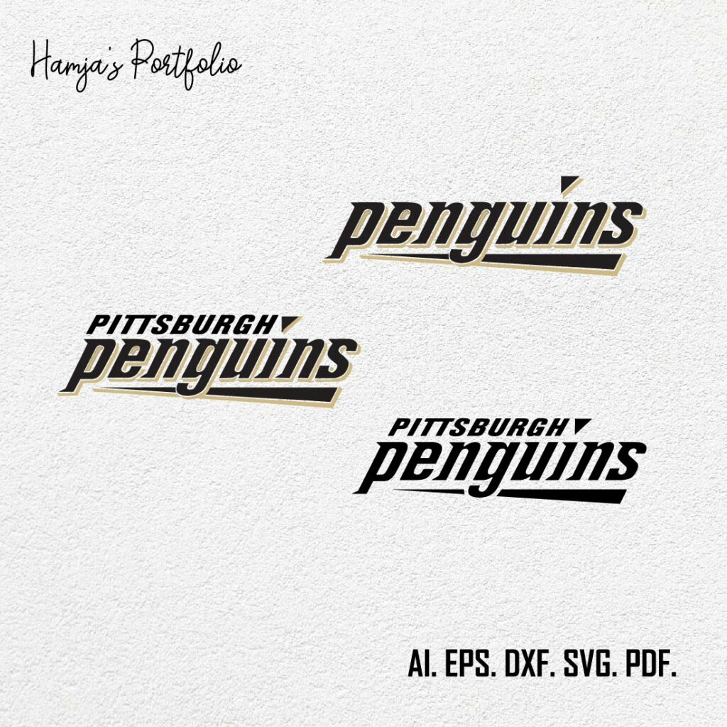 Pittsburgh Penguins Svg, Hockey Svg, Pittsburgh Penguins Template