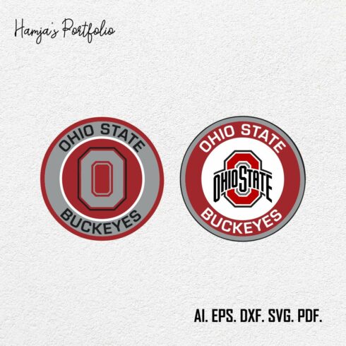 Ohio-State-Buckeyes- Logo, Football Team SVG ll Sport vector logo design cover image.