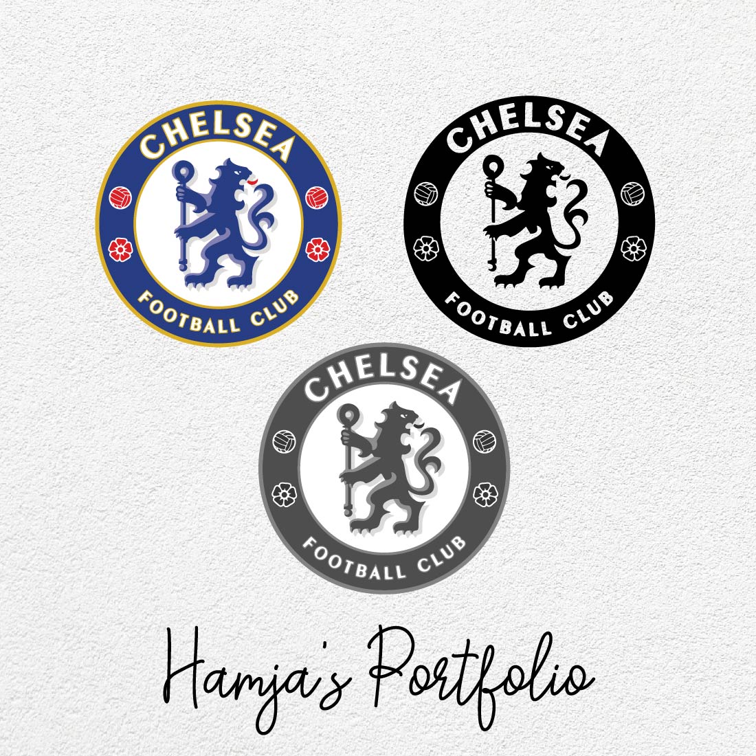 Chelsea Football Club Logo Vector Set cover image.