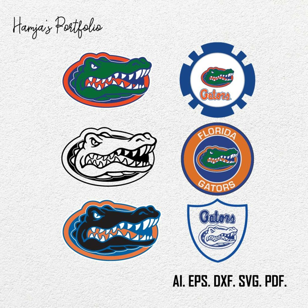 Florida Gators Svg Set Ll Sport Vector Logo Set Masterbundles