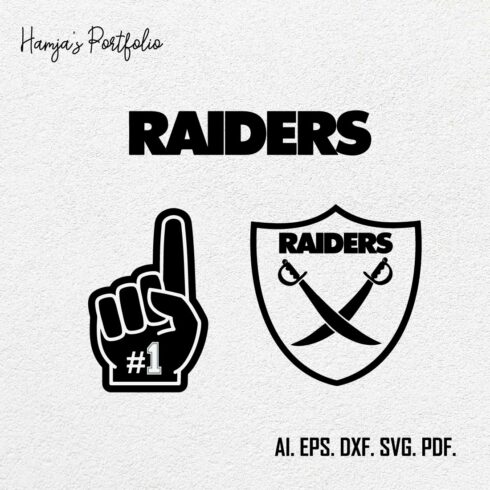 Las Vegas Raiderrs Football SVG ll Oakland Raiders SVG ll Sport vector logo set cover image.
