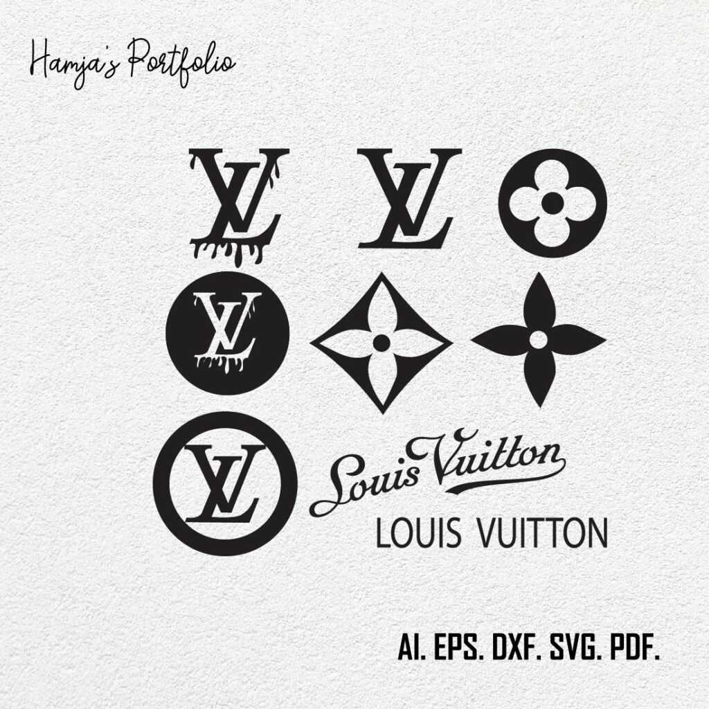 Louis Vuitton SVG Bundle ll Fashion Brands Logo Bundle, Luxury Brands ...