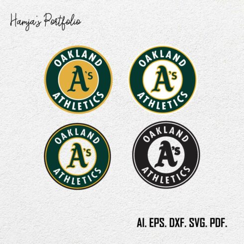 Oakland Athleticss SVG PNG, svg Sports files, Svg For Cricut, Clipart, baseball Cut File, Layered SVG For Cricut File cover image.