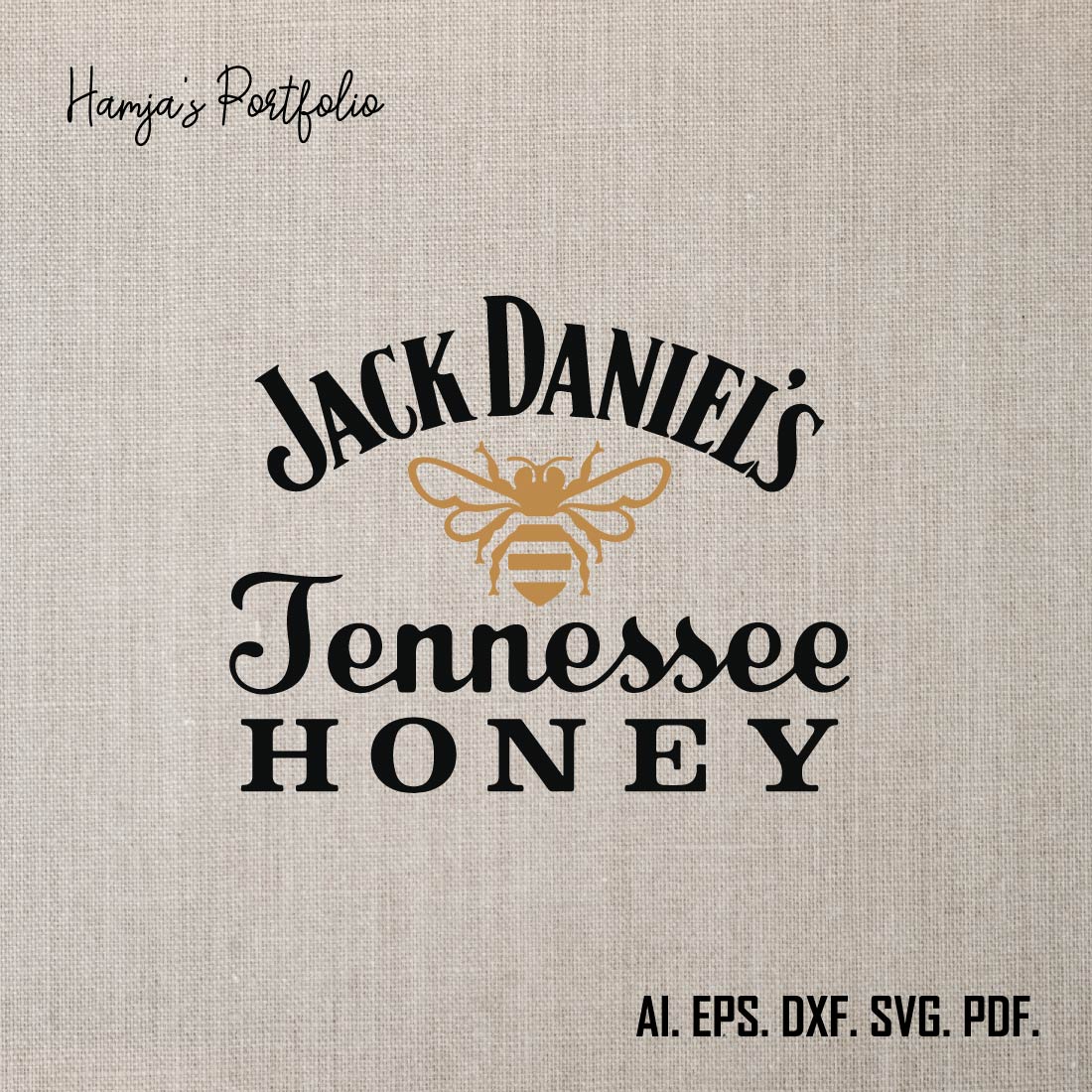 Jack Daniels Whisky Logo SVG ll Alcohol bundle high quality design  preview image.