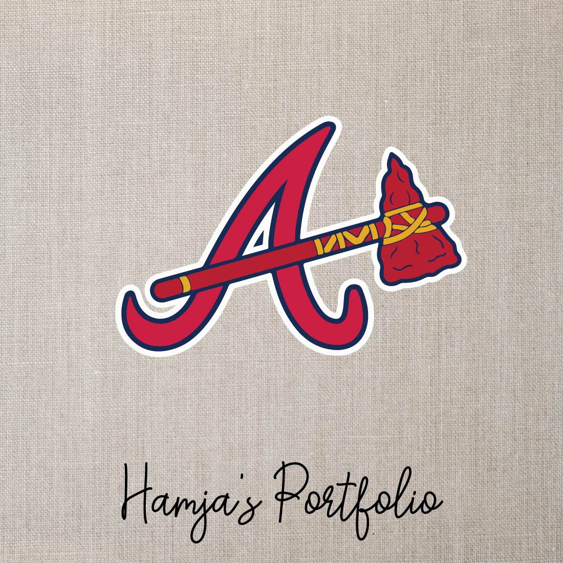 Atlanta Braves Logo Vector Set preview image.