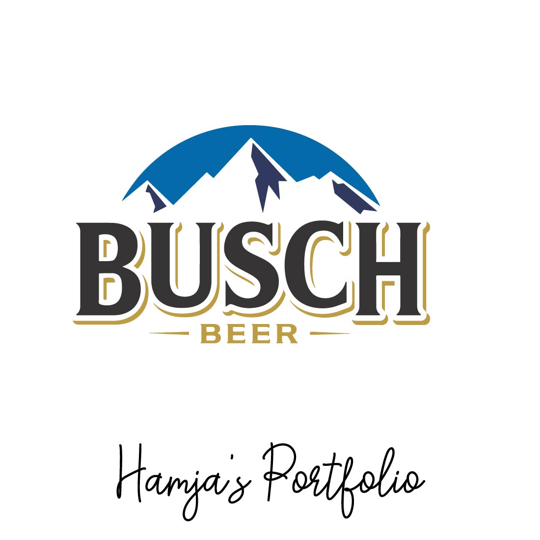 Busch Beer Vector Set preview image.