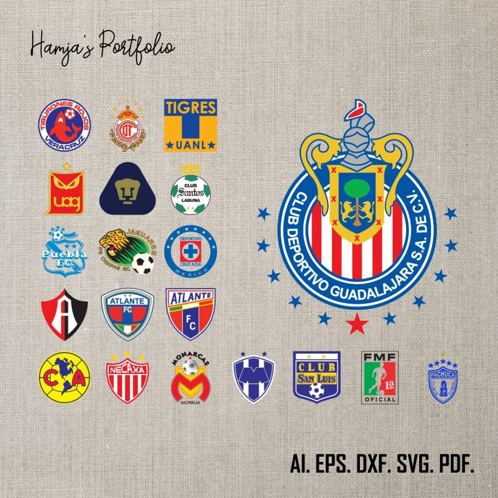 Mexican Football Team Logo, Mexican Football Soccer Teams logo, Sport ...