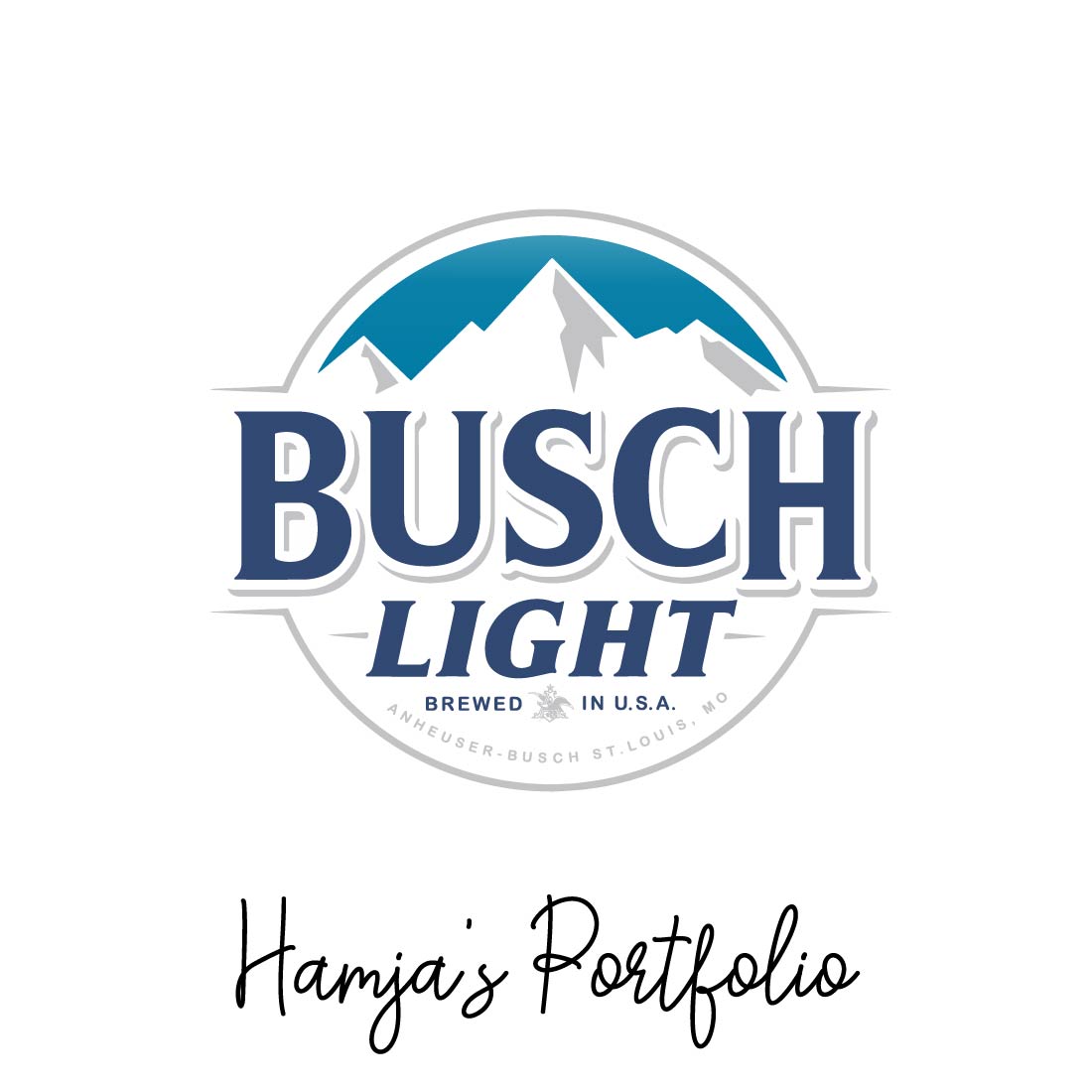 Busch Beer Vector Set preview image.