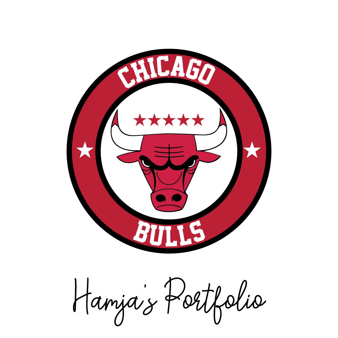 Dribbble - nba_logo_redesigns-chicago_bulls-dribbble.png by Michael  Weinstein