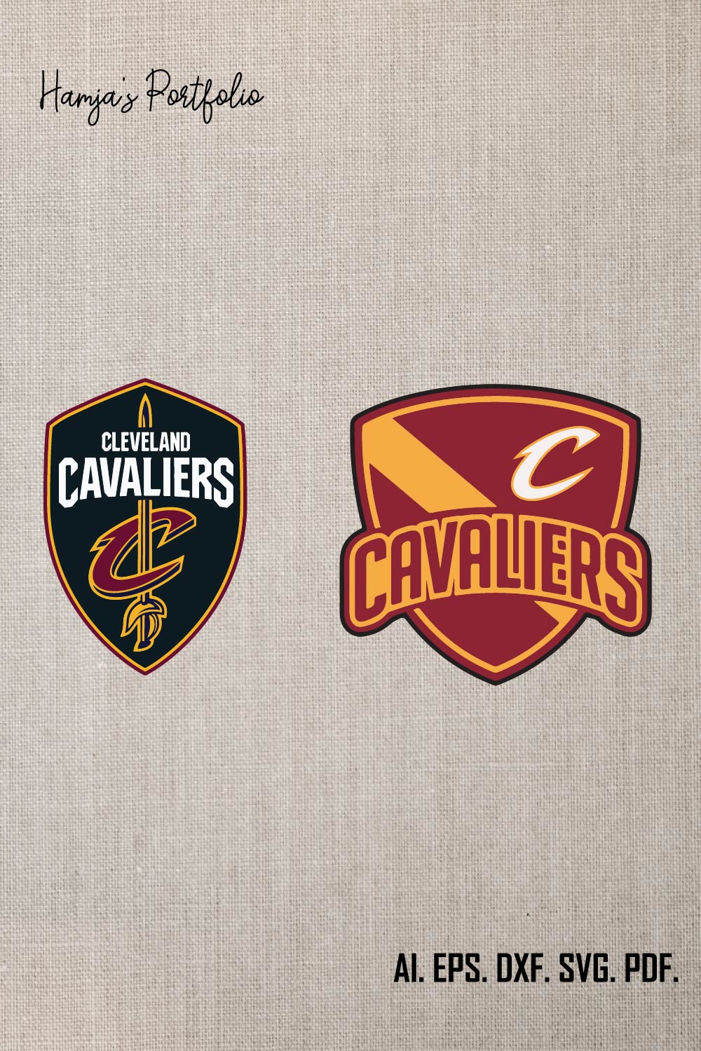 Cleveland-Cavaliers Basketball Team svg, Cleveland-Cavaliers svg ll N--B--A Teams Svg , sport vector logo set pinterest preview image.