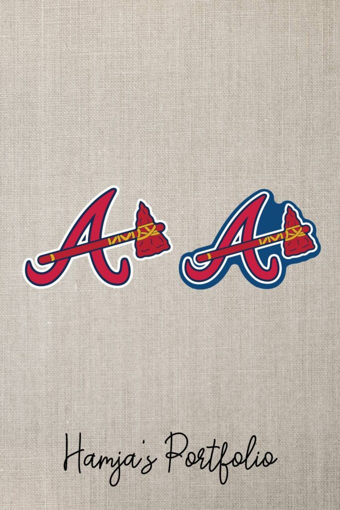 Atlanta Braves Logo Vector Set Masterbundles 9185