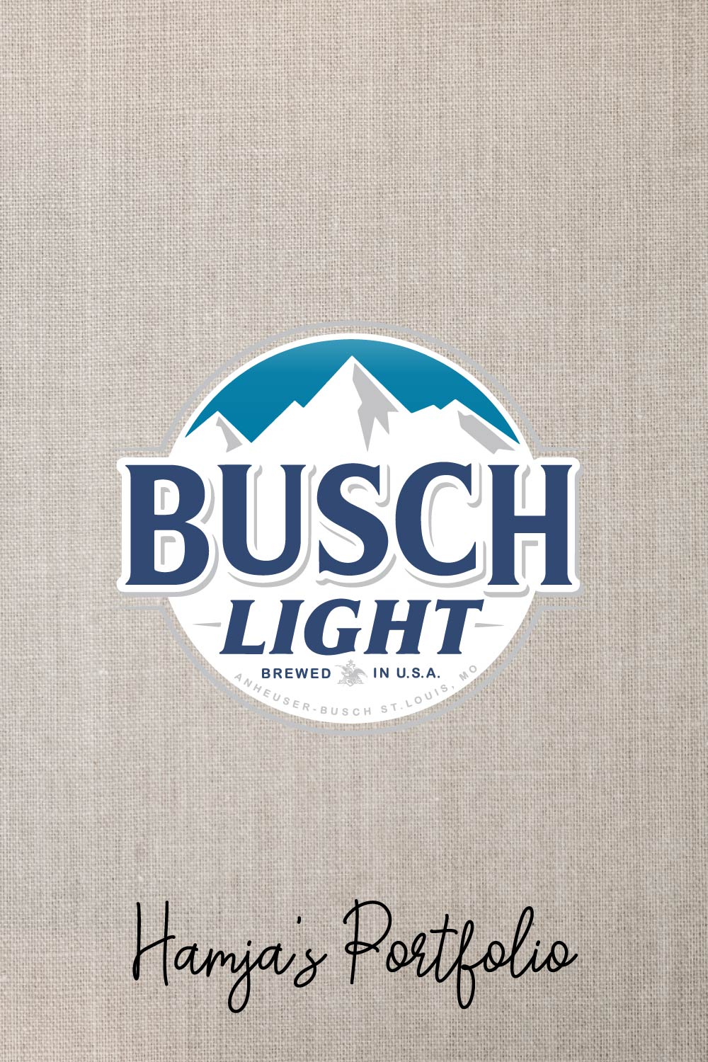 Busch Beer Vector Set pinterest preview image.