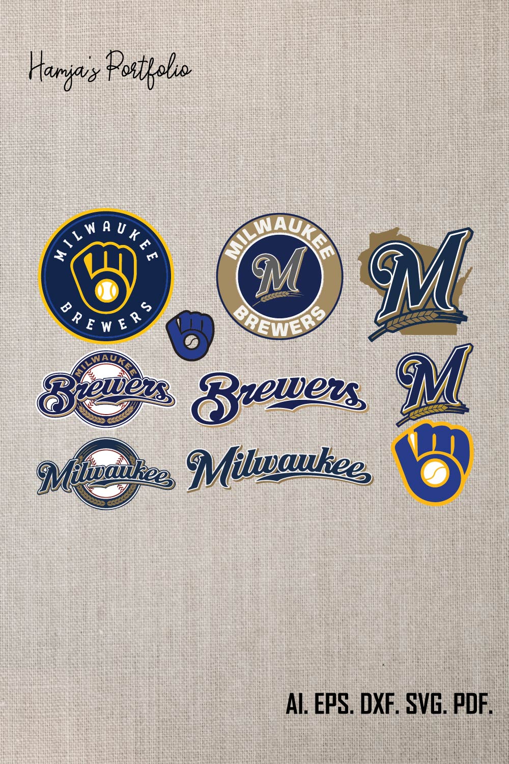 Milwaukee Brewers Svg Png, Svg Sports Files, Svg For Cricut, Clipart, Baseball Cut File, Layered Svg For Cricut File pinterest preview image.