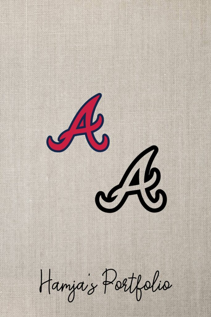 Atlanta Braves Logo Vector Set - MasterBundles