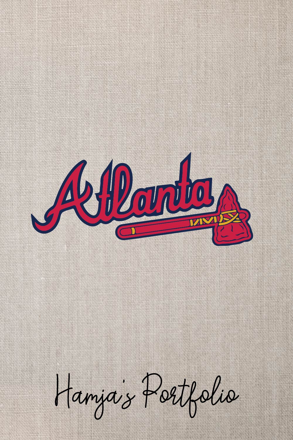 Atlanta Braves Logo Vector Set pinterest preview image.