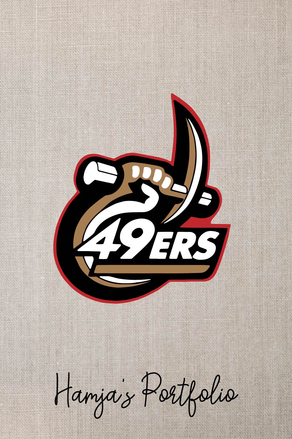 San Francisco 49ERS Logo Vector Set pinterest preview image.