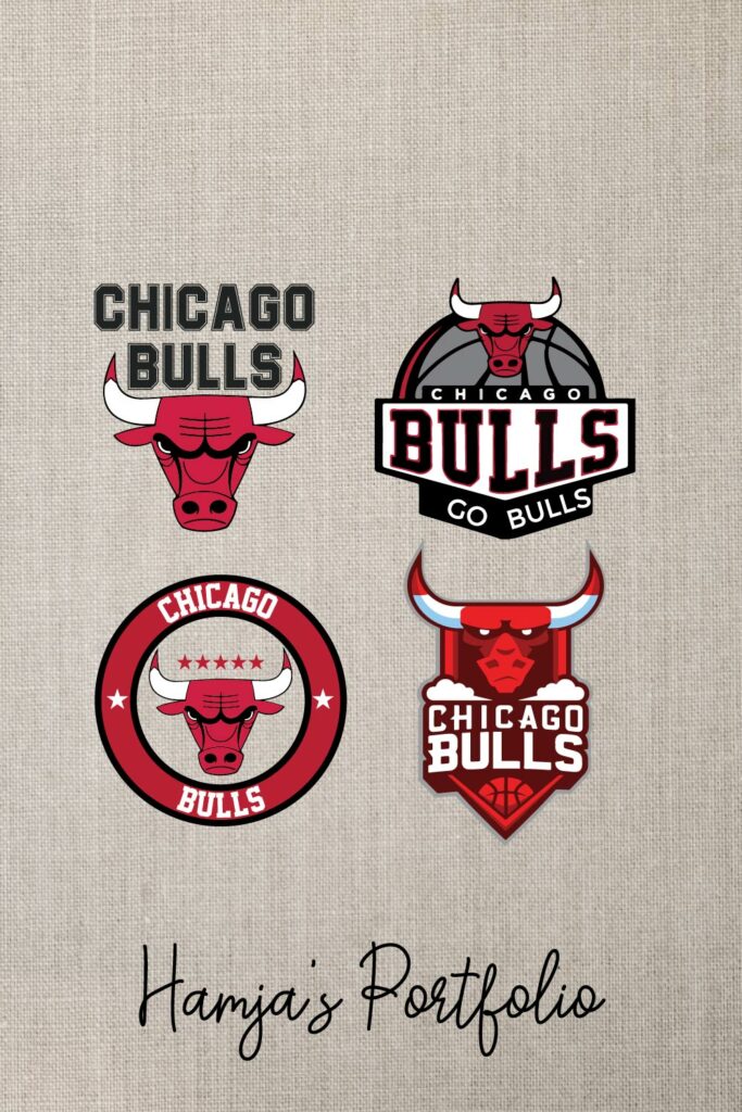Chicago Bulls Logo Vector Set - MasterBundles