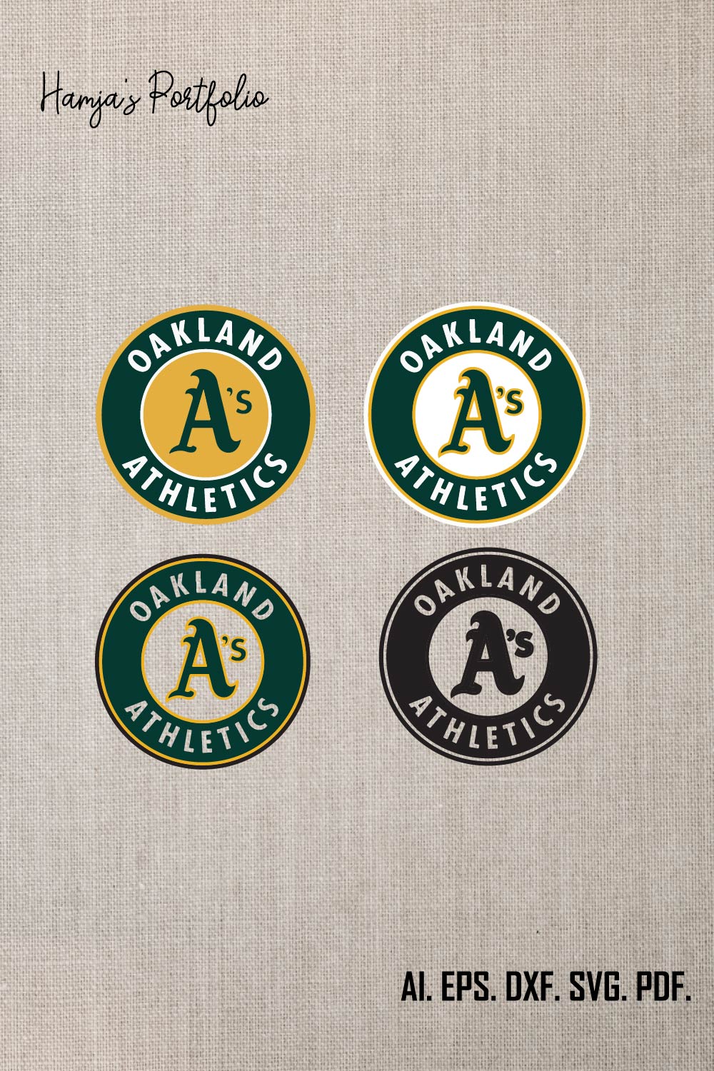 Oakland Athleticss SVG PNG, svg Sports files, Svg For Cricut, Clipart, baseball Cut File, Layered SVG For Cricut File pinterest preview image.