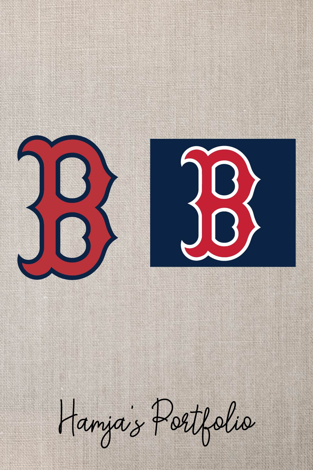 Boston Red Sox Logo Vector Set pinterest preview image.