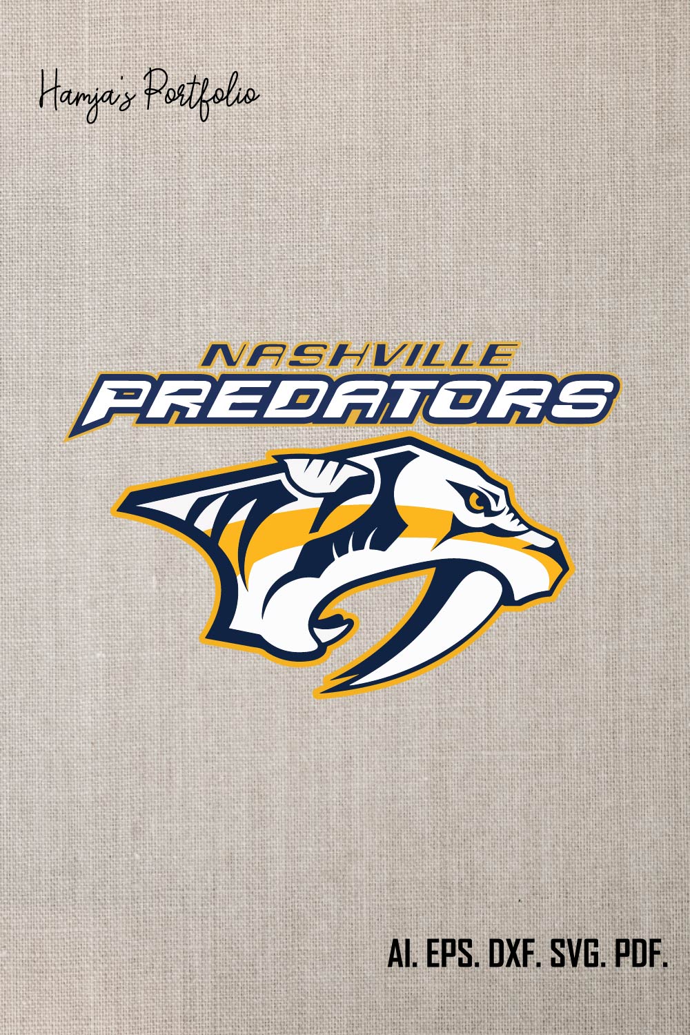 Nashville Predators Hockey Teams Svg, Nashville Predators Svg Ll Nashville Predators Svg, Hockey Svg, Nashville Predators Template pinterest preview image.