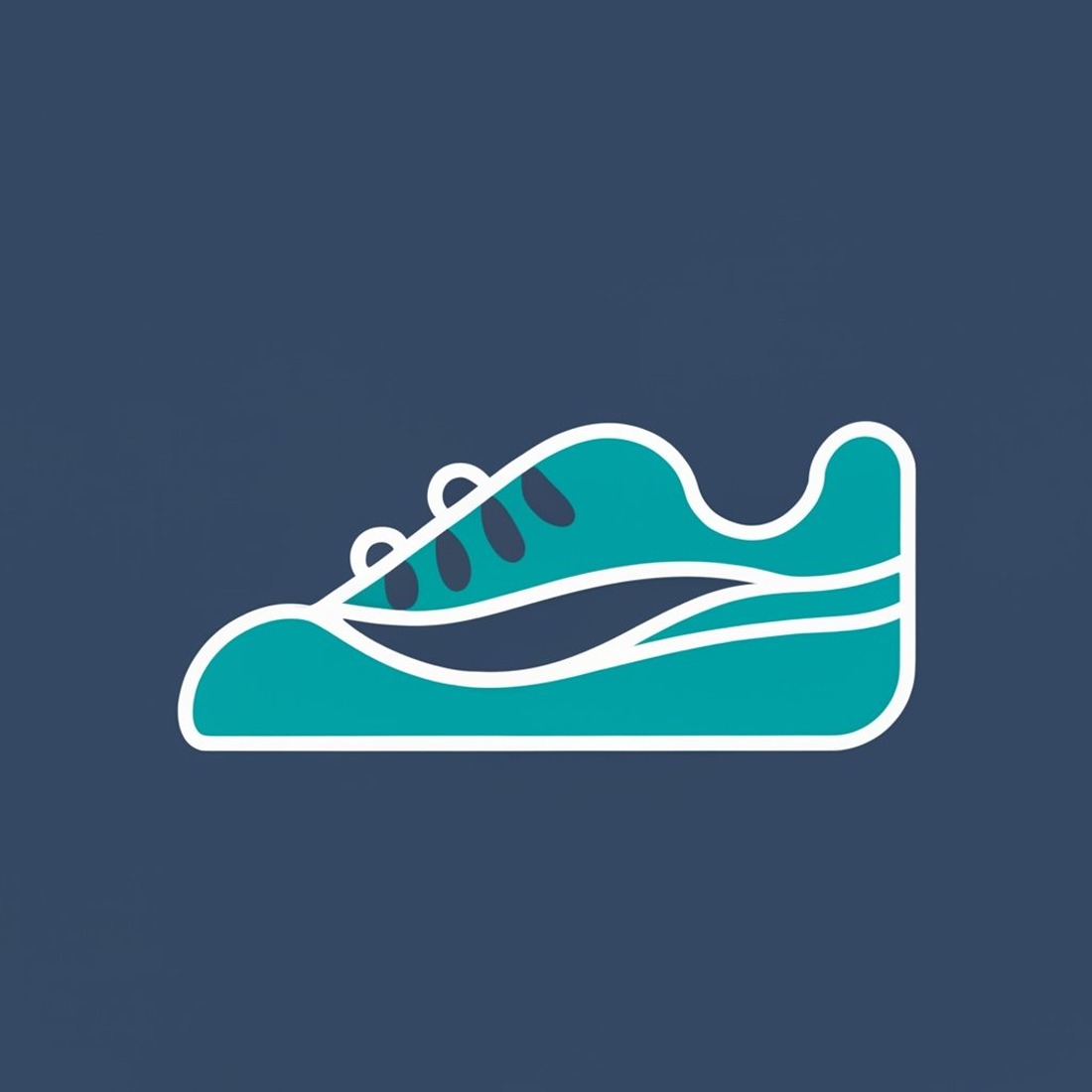 minimalist depiction of sports shoe logo using a 1 11zon 475