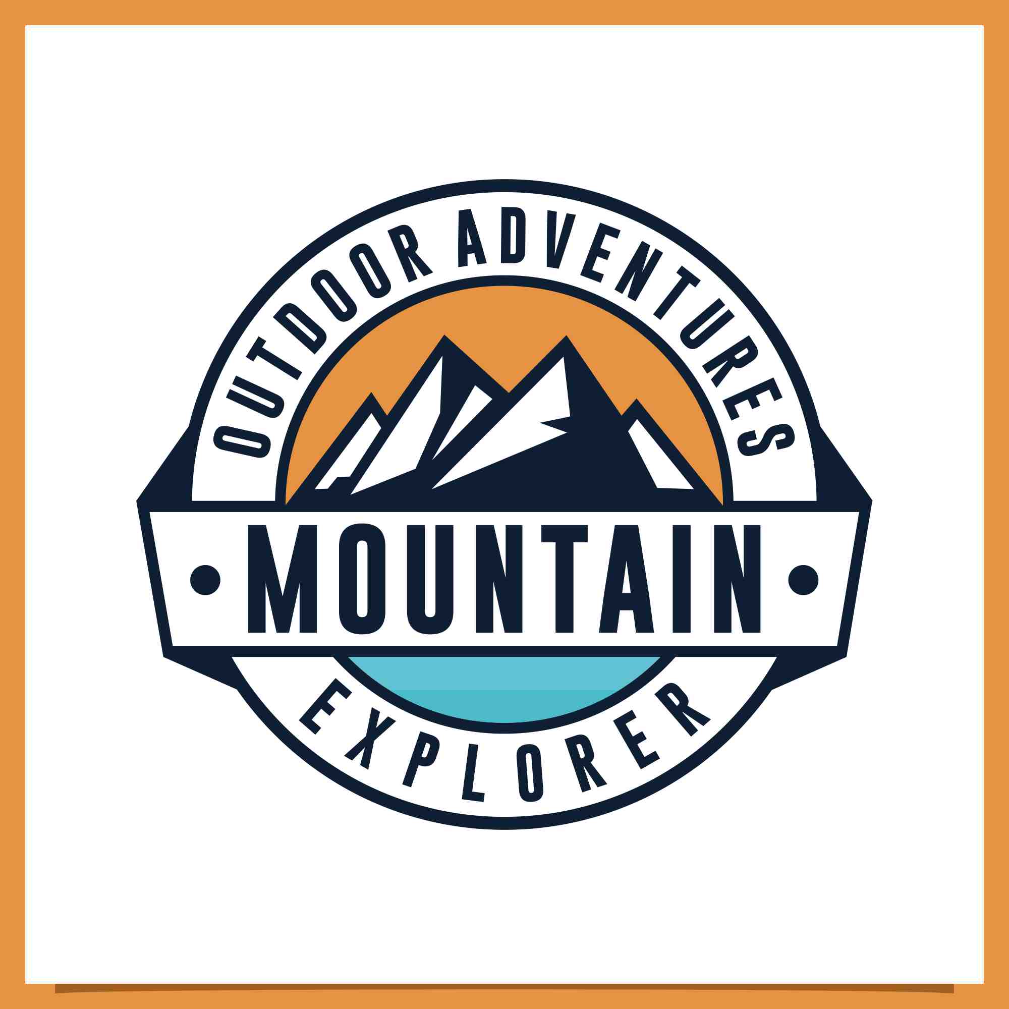 mountain outdoor adventure logo design 2 507
