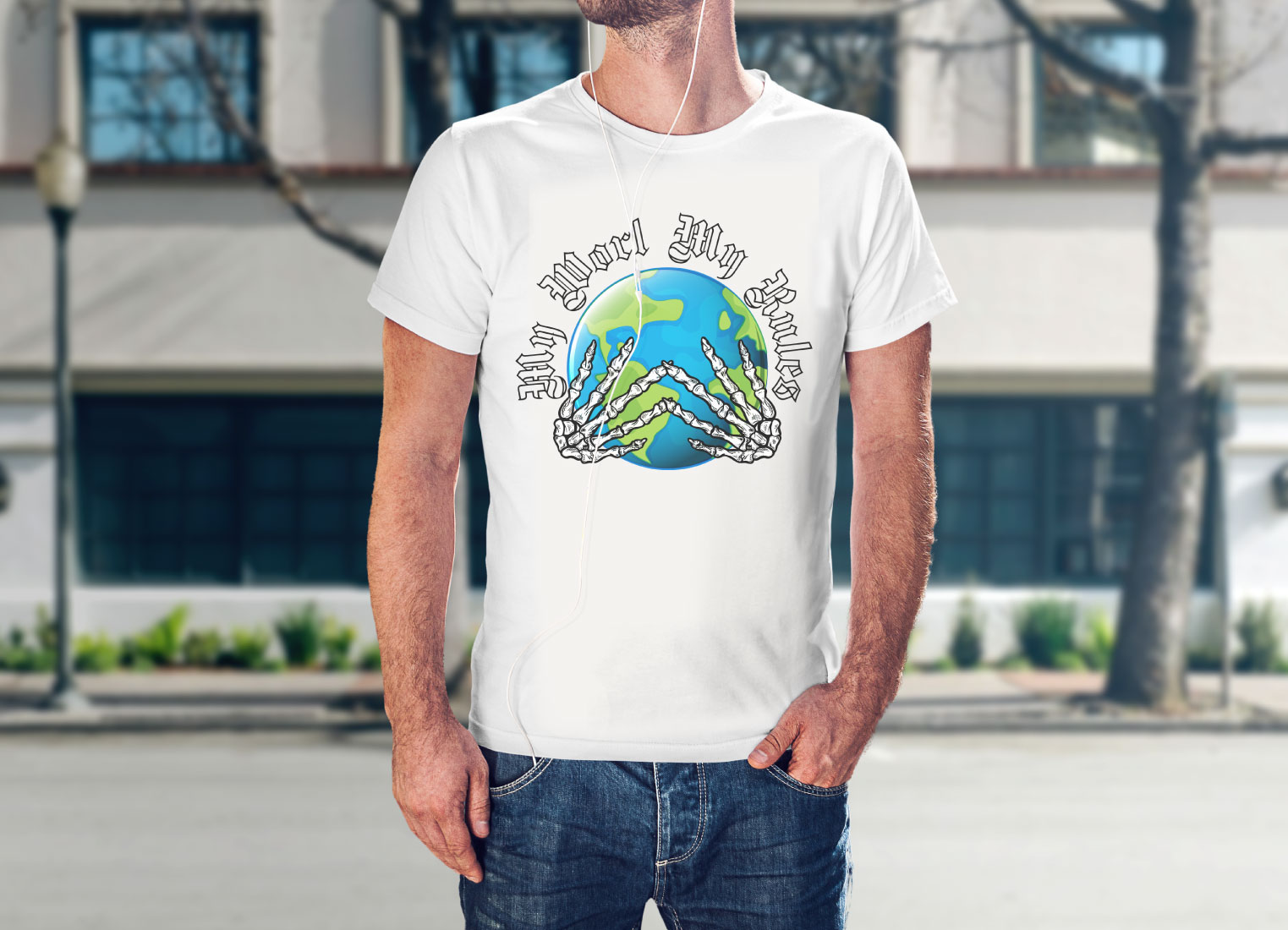 my worlds my rules tshirt design 551