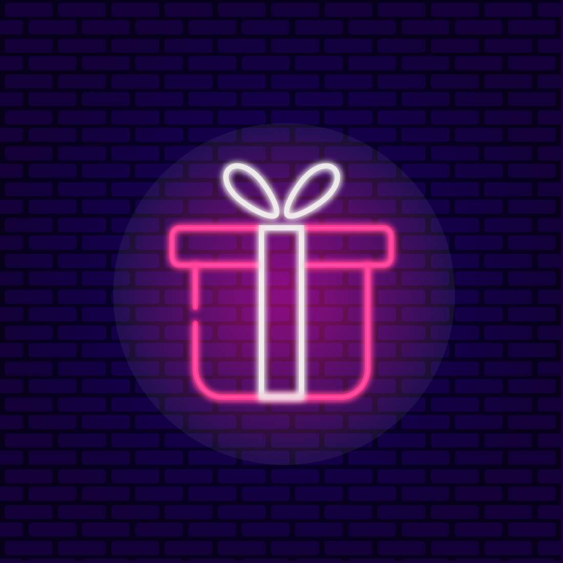 Neon Christmas Gift preview image.