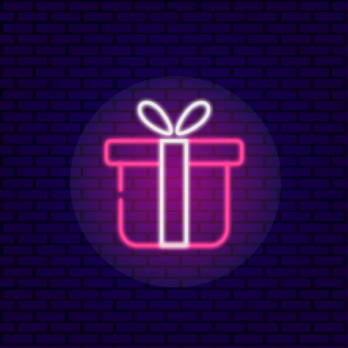 Neon Christmas Gift cover image.