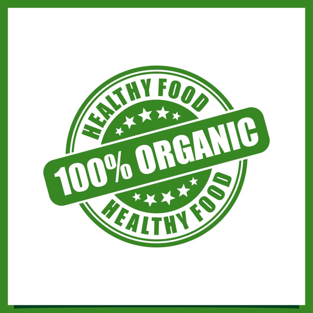 Organic food stamps logo design collecton - $ 4 - MasterBundles