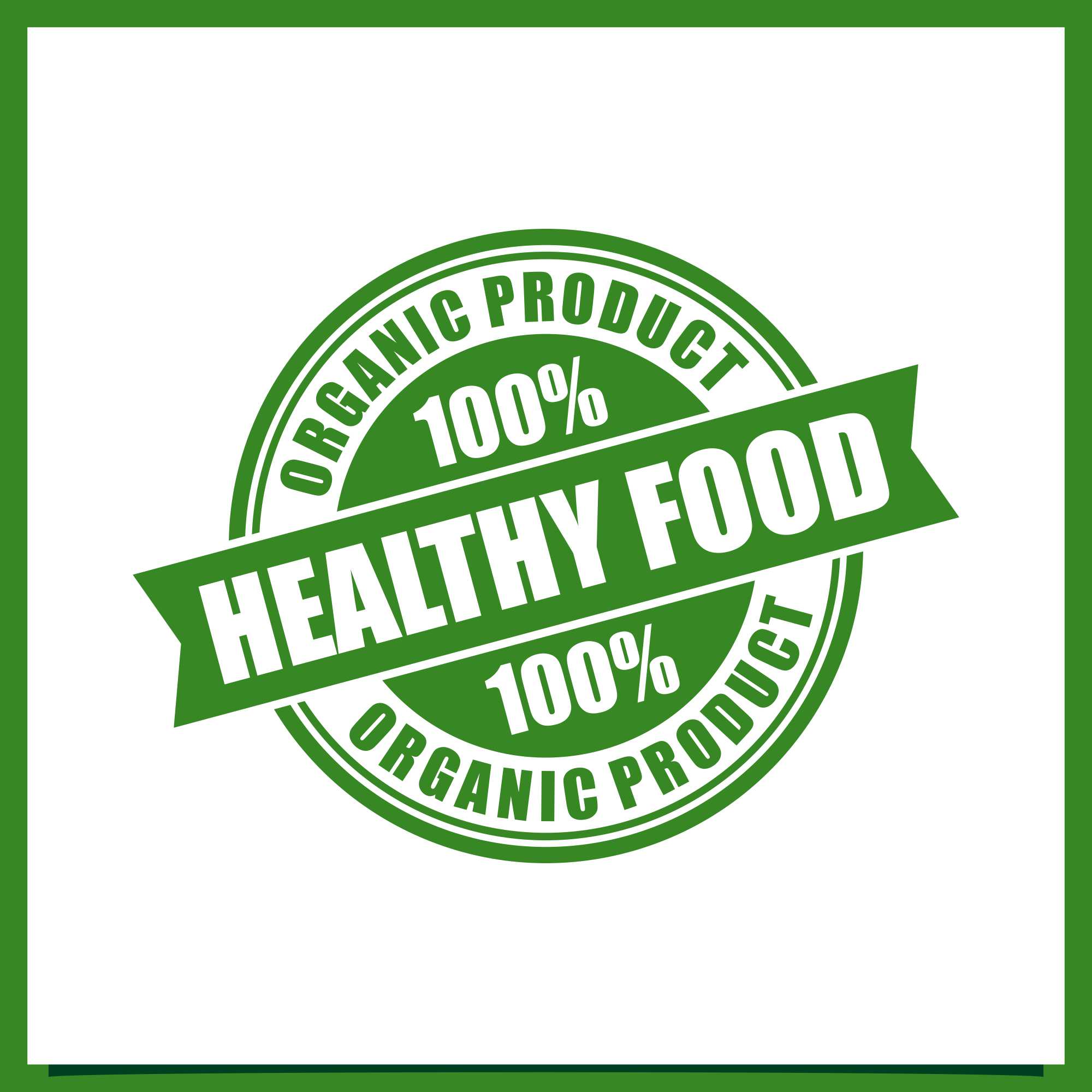 organic food stamps logo design collecton 4 985