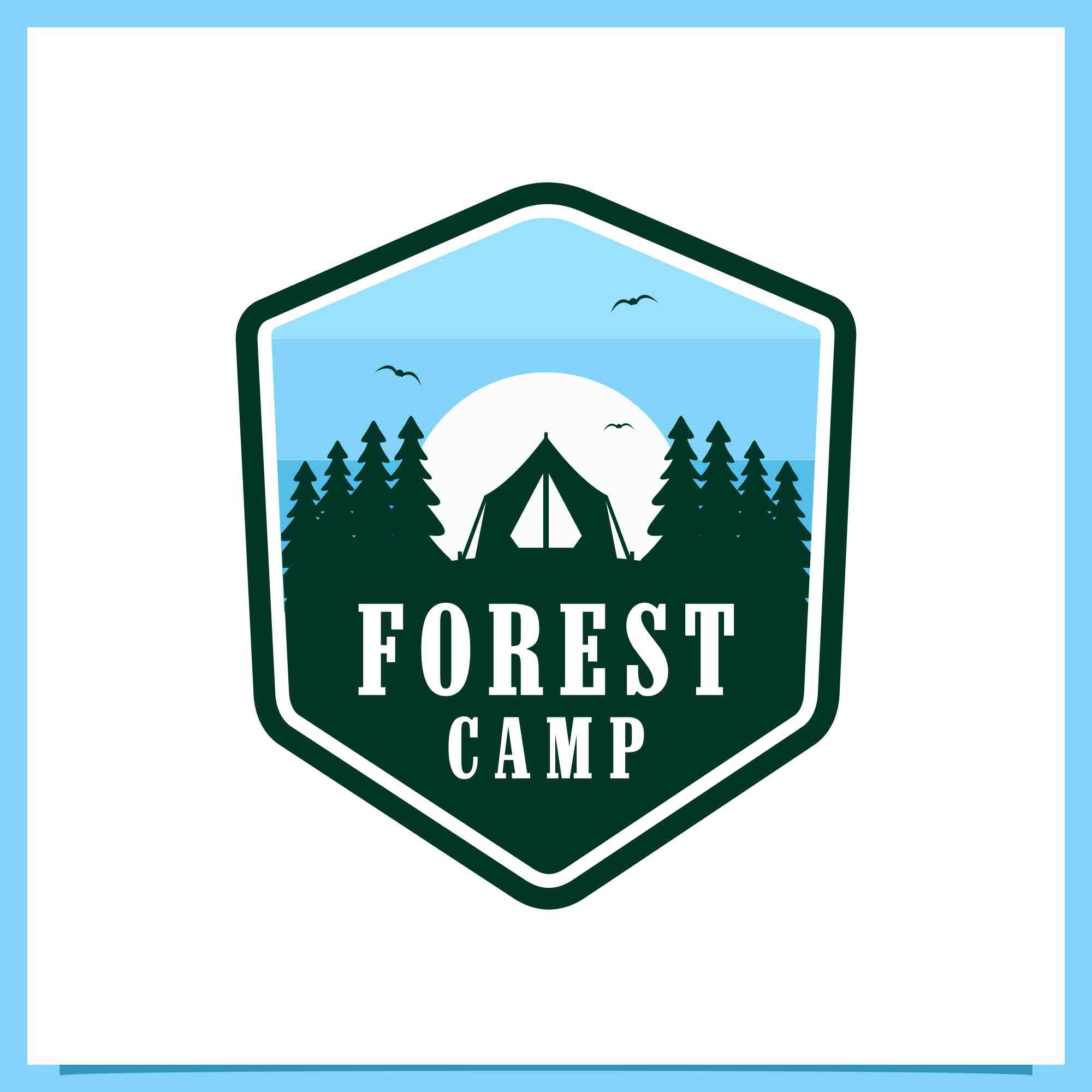 pine forest badge logo collection 2 960