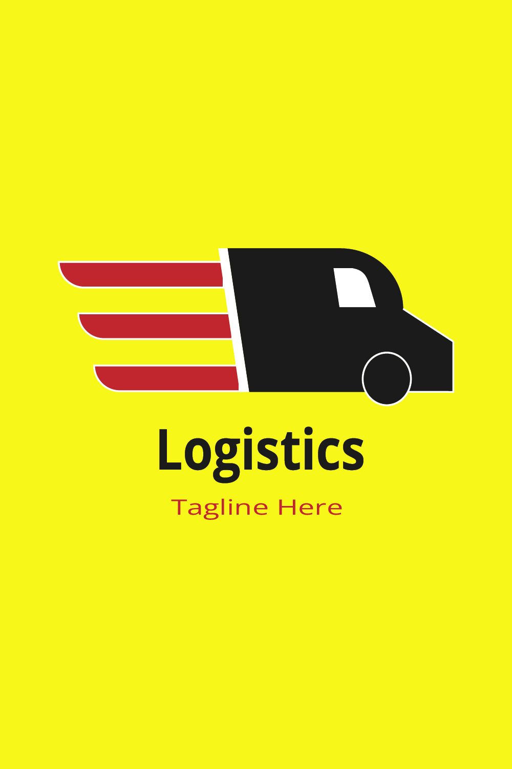 Logistics Logo pinterest preview image.