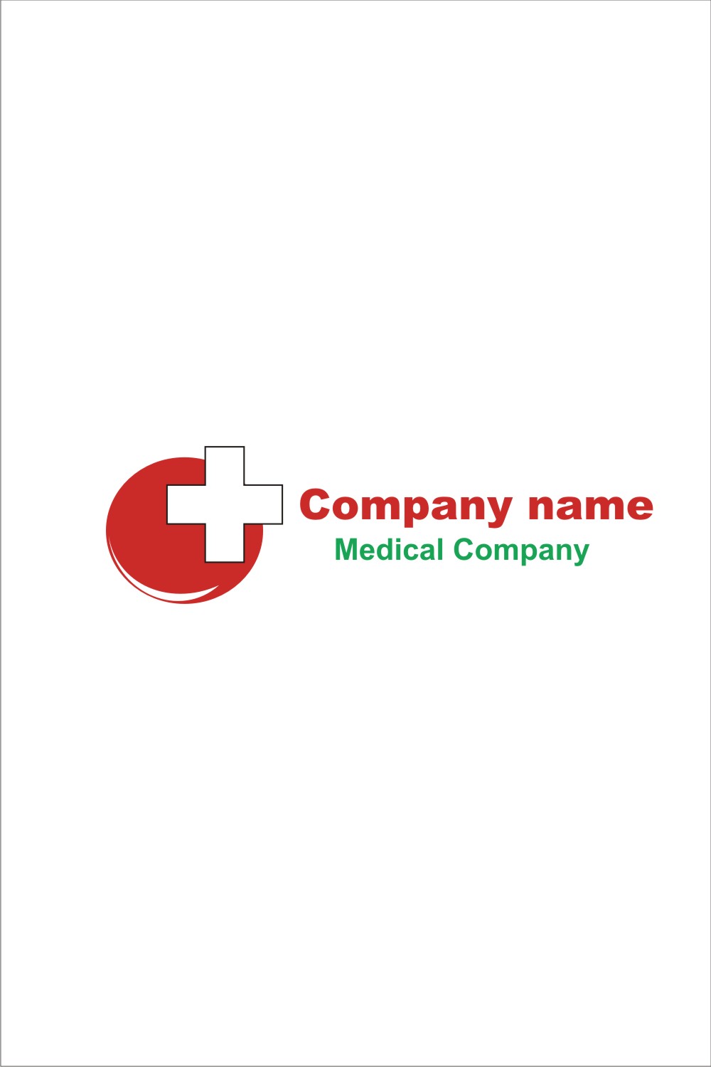 medical logo pinterest preview image.