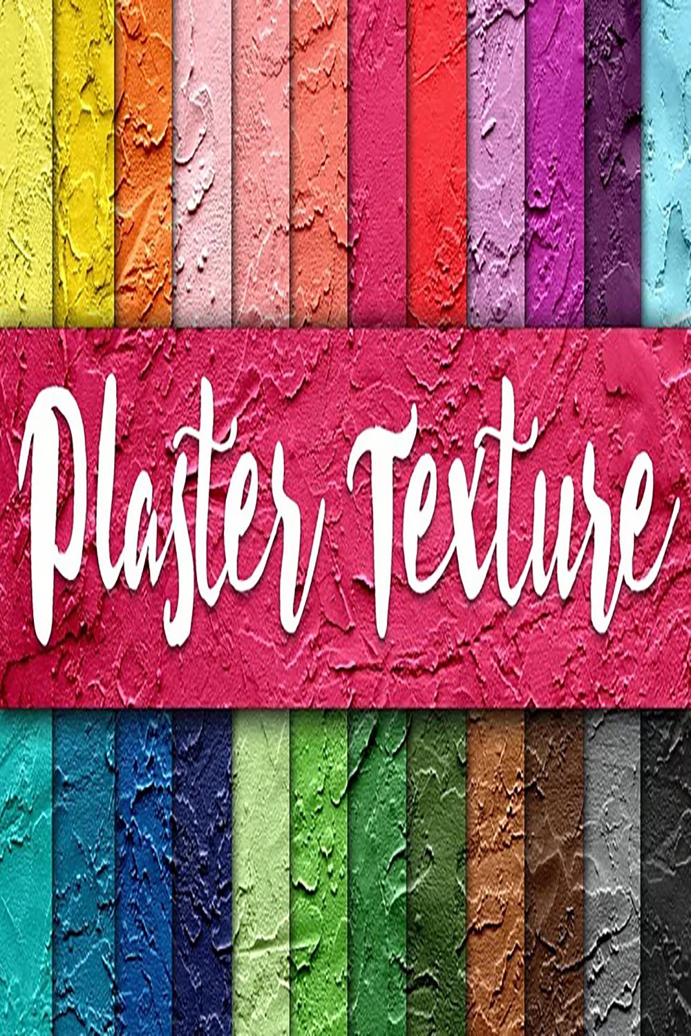 Plaster Texture Digital Paper pinterest preview image.