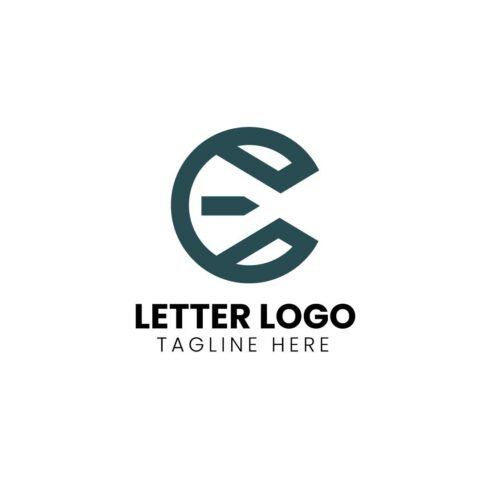 Corporate Letter CE logo design cover image.