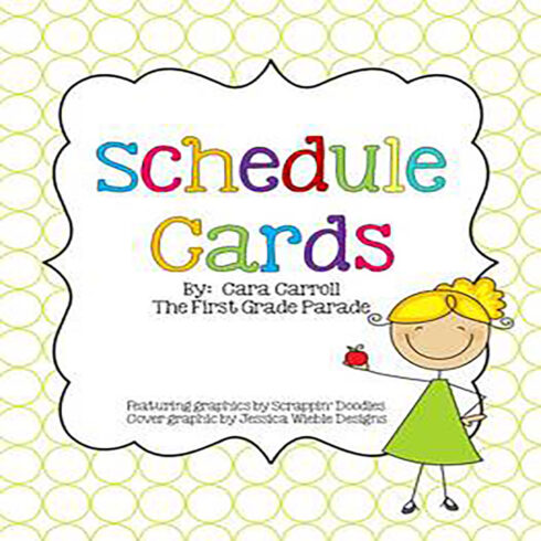 Schedule Cards {The First Grade Parade} cover image.