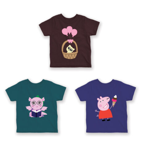 Kids T-shirt Printable Designs I Hirunsho cover image.